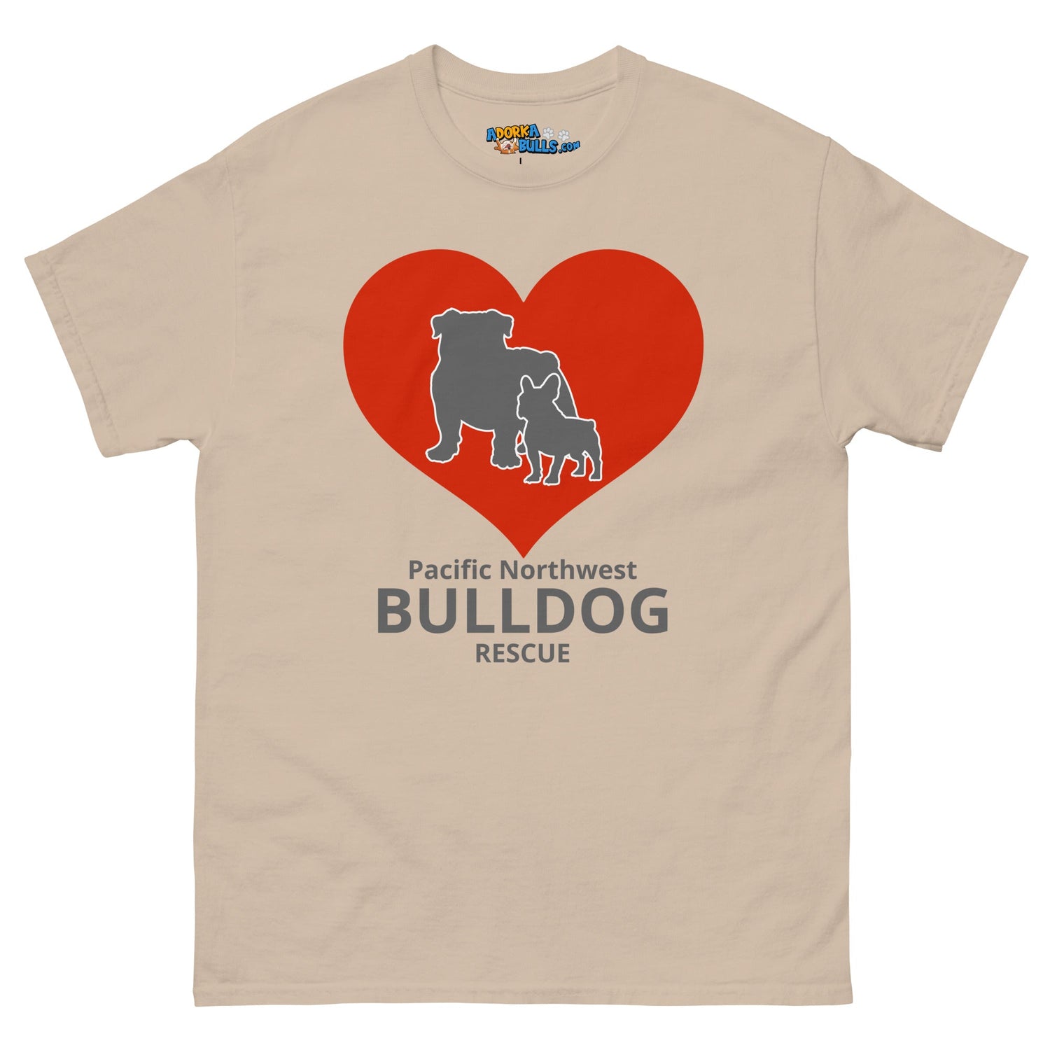 Pacific Northwest Bulldog Rescue Hearts Men&