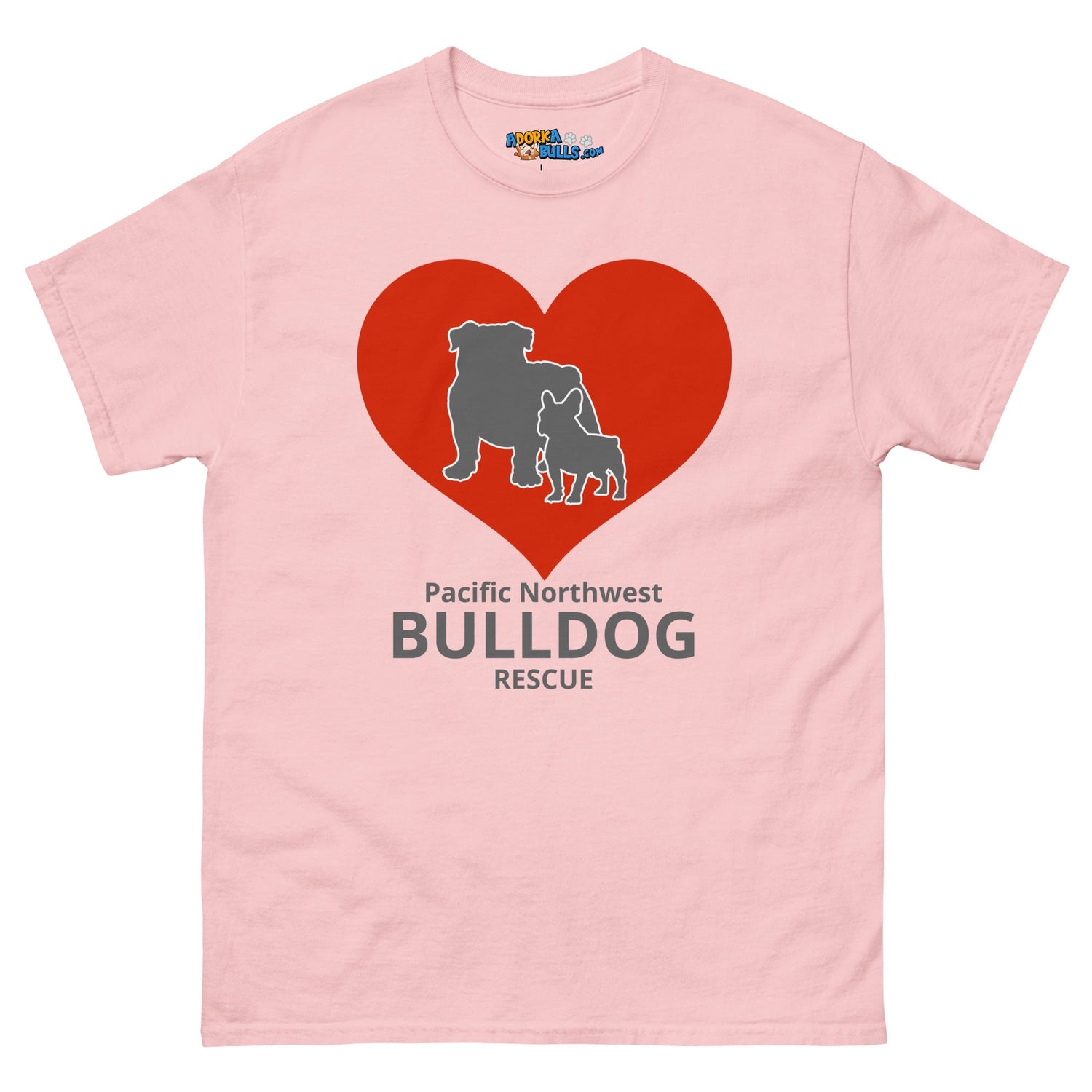 Pacific Northwest Bulldog Rescue Hearts Men&