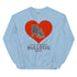 Pacific Northwest Bulldog Rescue Hearts Unisex Sweatshirt