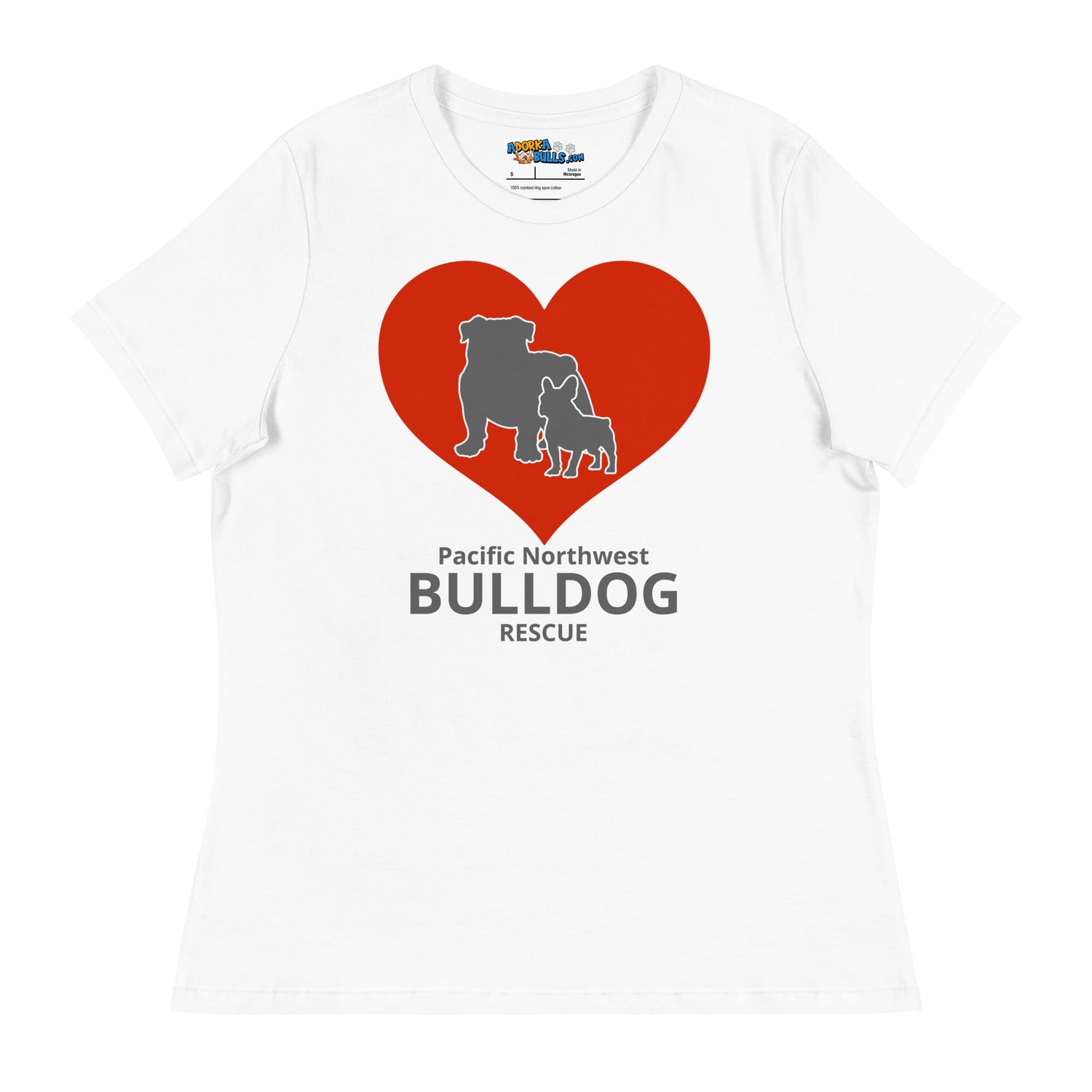 Pacific Northwest Bulldog Rescue Hearts Women&
