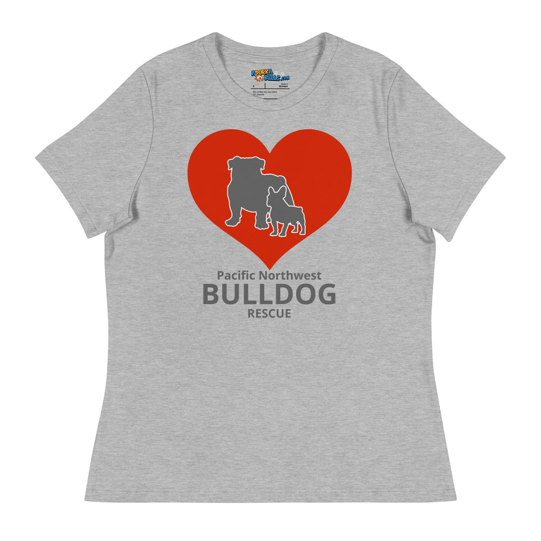 Pacific Northwest Bulldog Rescue Hearts Women&