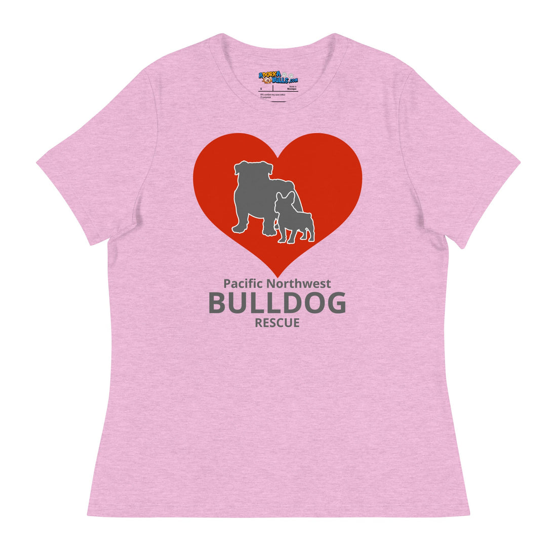 Pacific Northwest Bulldog Rescue Hearts Women&