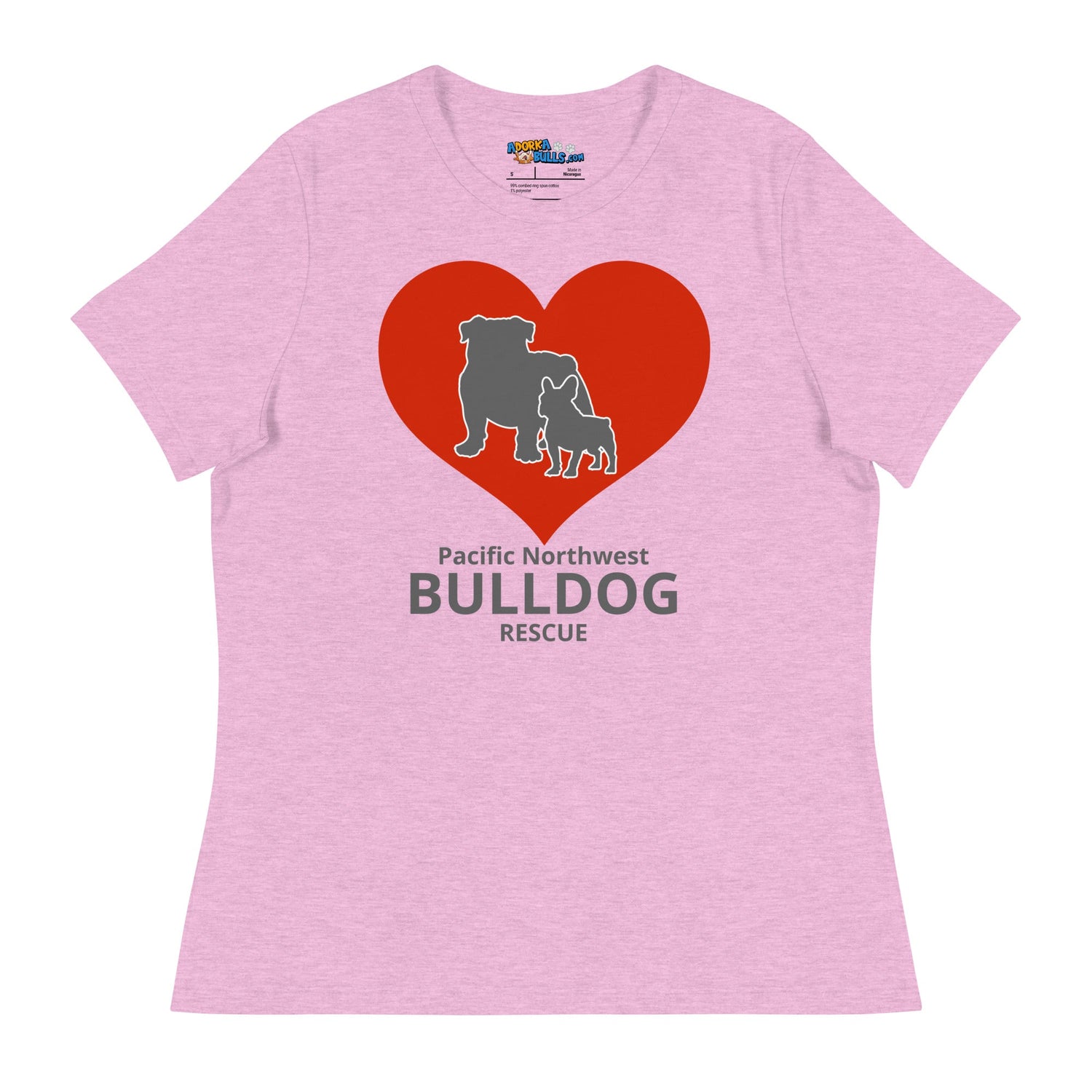 Pacific Northwest Bulldog Rescue Hearts Women&