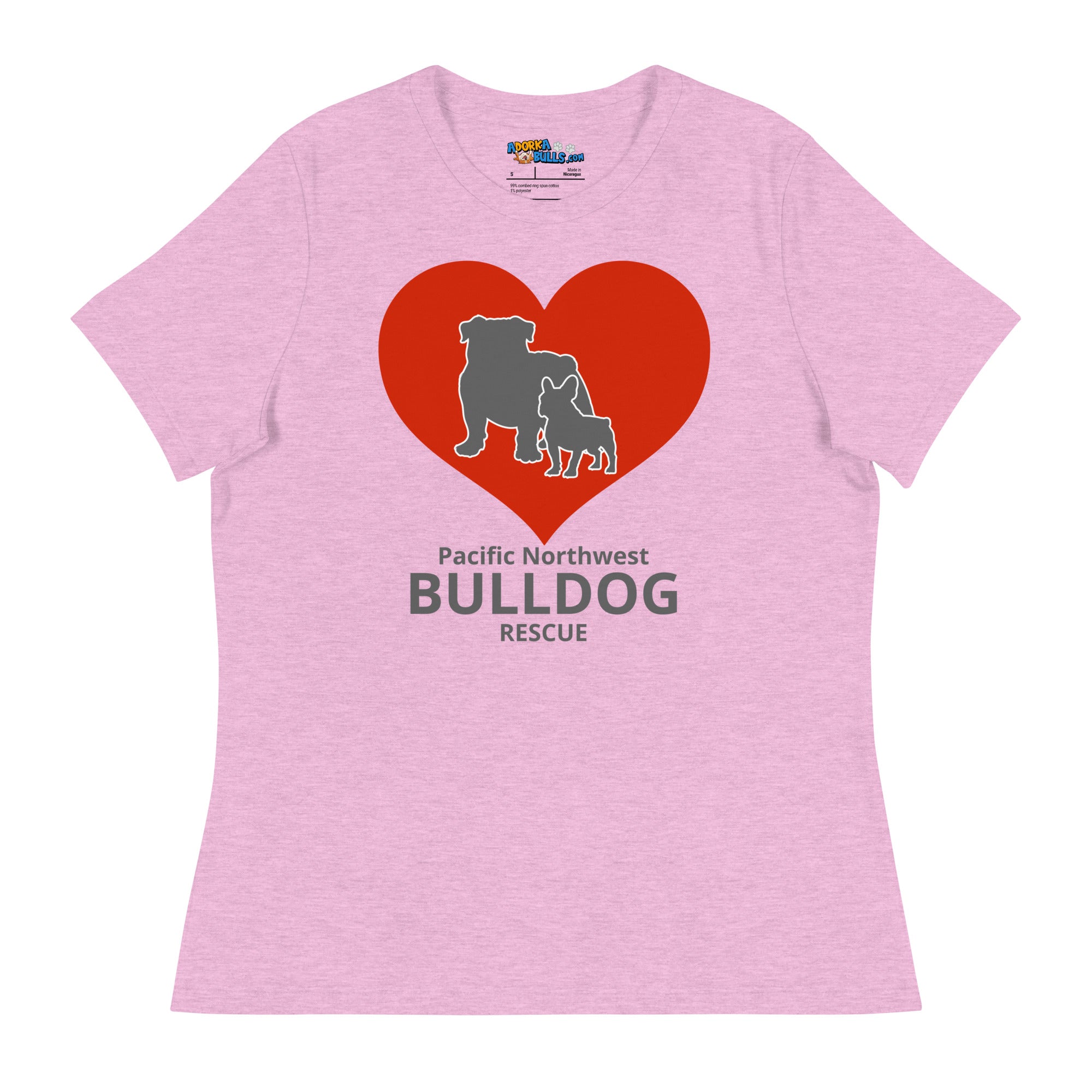 Pacific Northwest Bulldog Rescue Hearts Women&