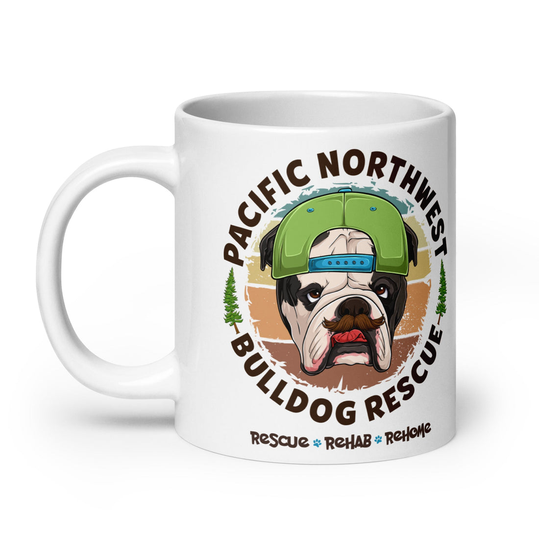 Pacific Northwest Bulldog Rescue Male English Bulldog Mug
