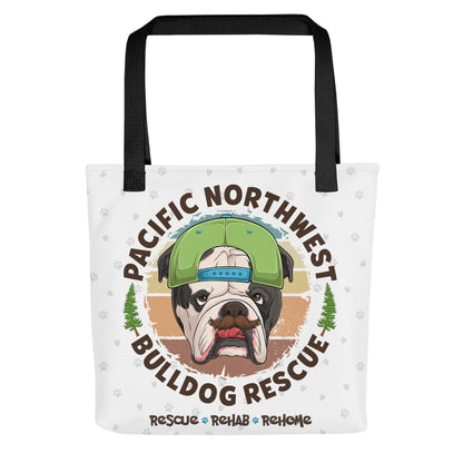 Pacific Northwest Bulldog Rescue Male English Bulldog Tote Bag