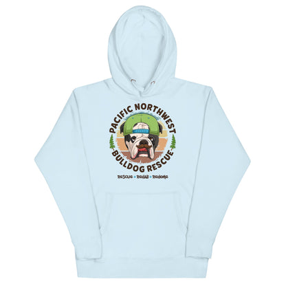 Pacific Northwest Bulldog Rescue Male English Bulldog Unisex Hoodie