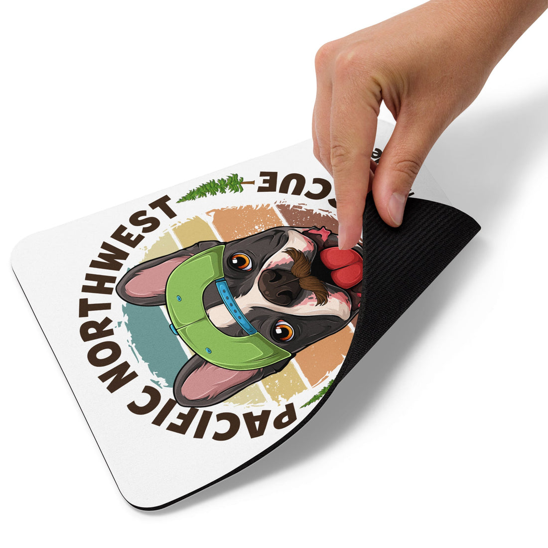 Pacific Northwest Bulldog Rescue Male Frenchie Mouse Pad