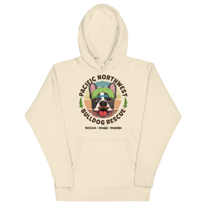 Pacific Northwest Bulldog Rescue Male Frenchie Unisex Hoodie