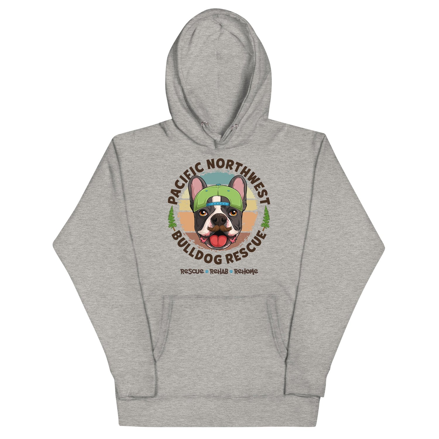 Pacific Northwest Bulldog Rescue Male Frenchie Unisex Hoodie