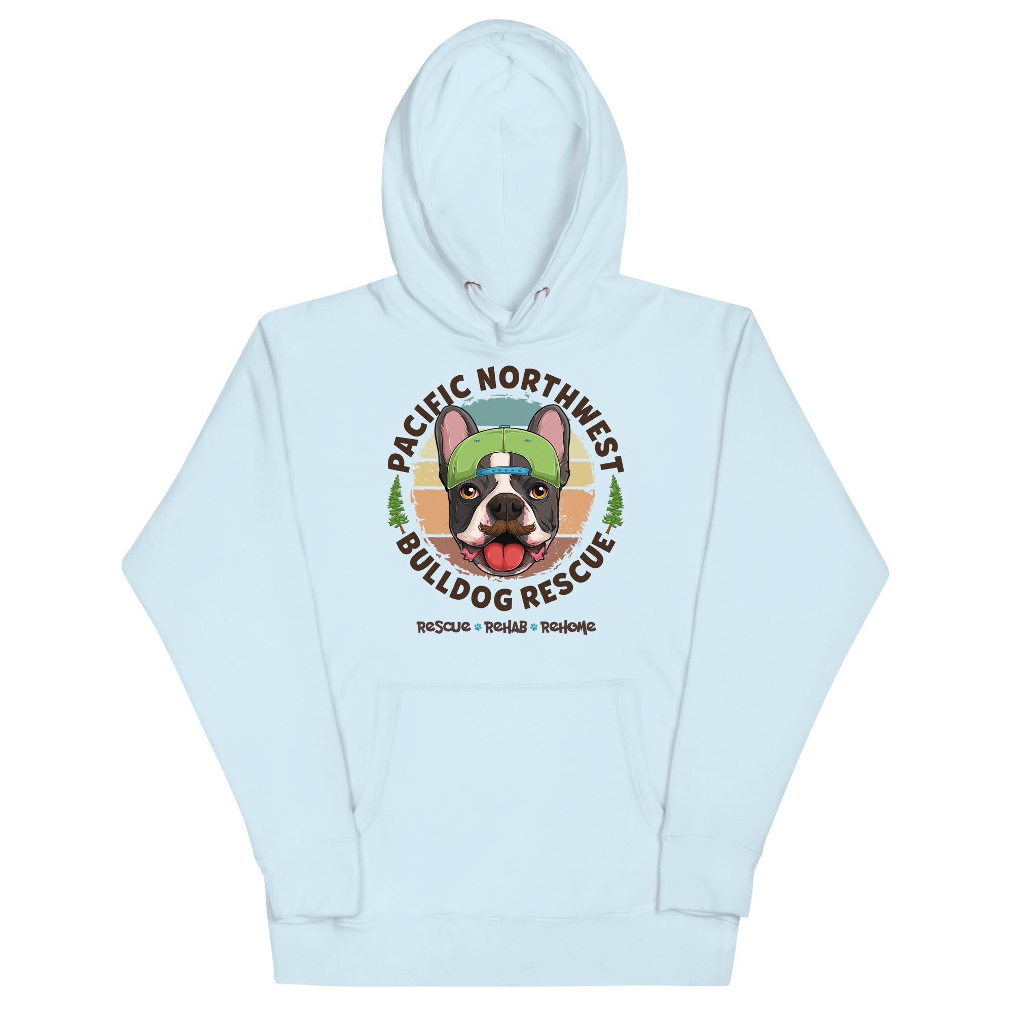 Pacific Northwest Bulldog Rescue Male Frenchie Unisex Hoodie