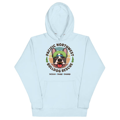Pacific Northwest Bulldog Rescue Male Frenchie Unisex Hoodie