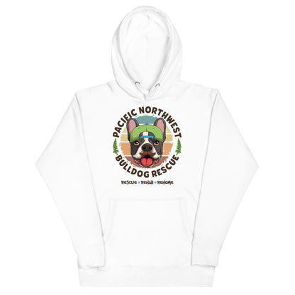 Pacific Northwest Bulldog Rescue Male Frenchie Unisex Hoodie