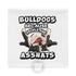 "People are Asshats" English Bulldog Pillow Case