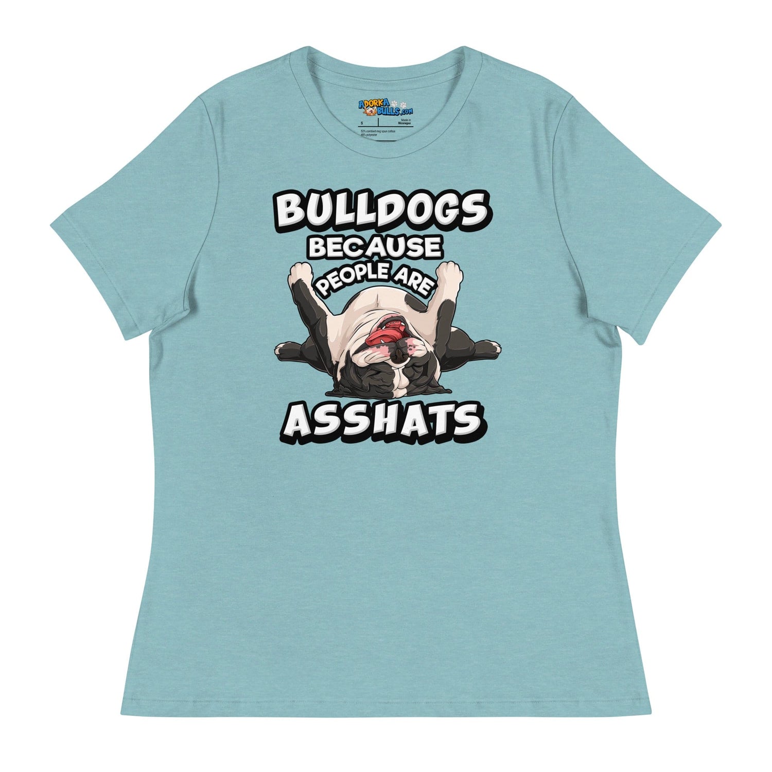 &quot;People are Asshats&quot; English Bulldog Women&