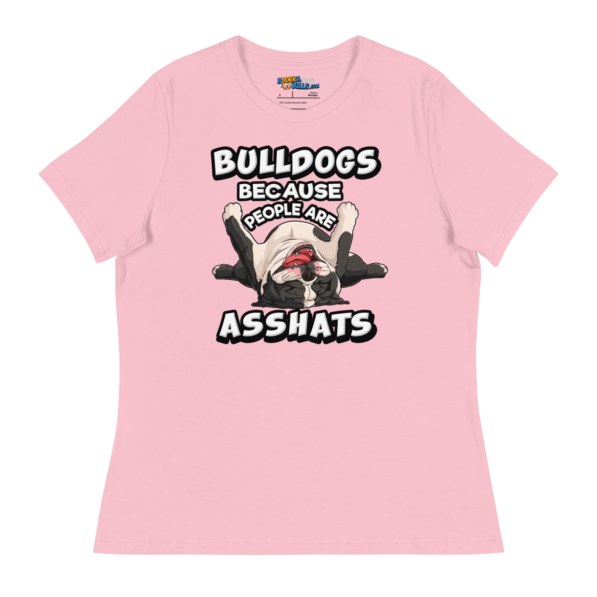 &quot;People are Asshats&quot; English Bulldog Women&