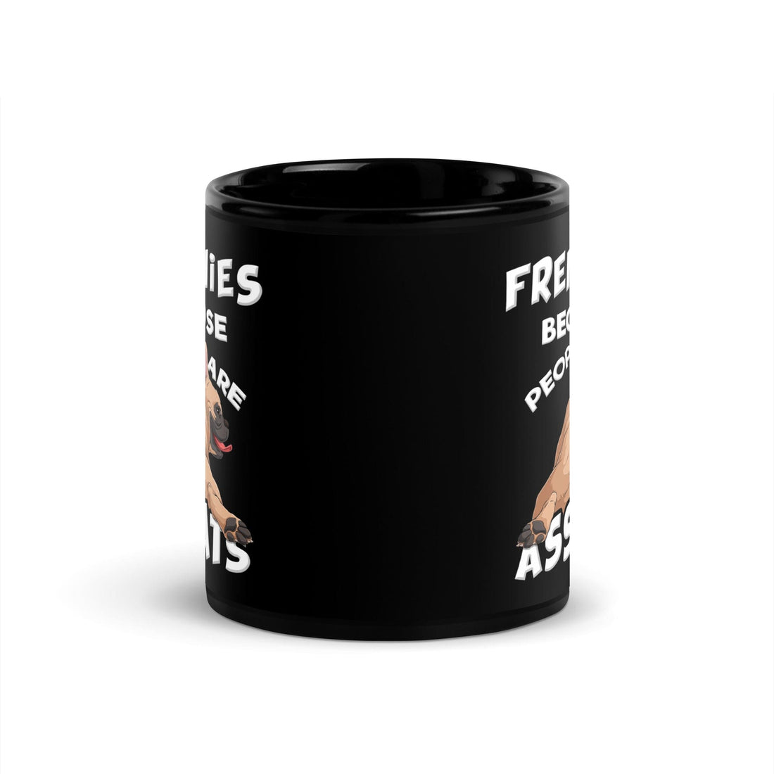 "People are Asshats" French Bulldog Mug