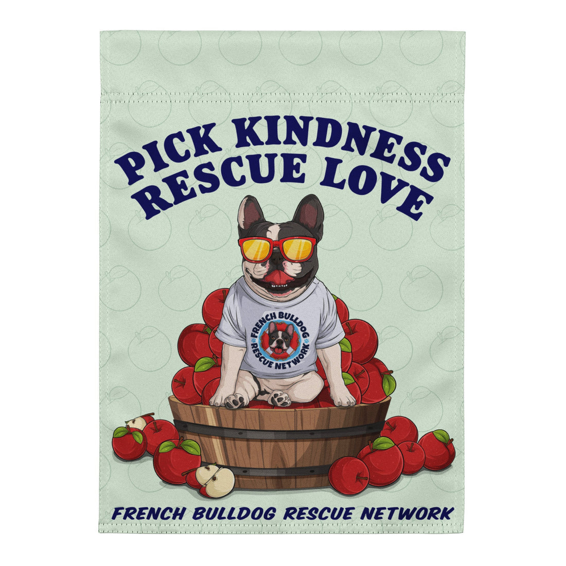 &quot;Pick Kindness, Rescue Love&quot; FBRN Garden Flag