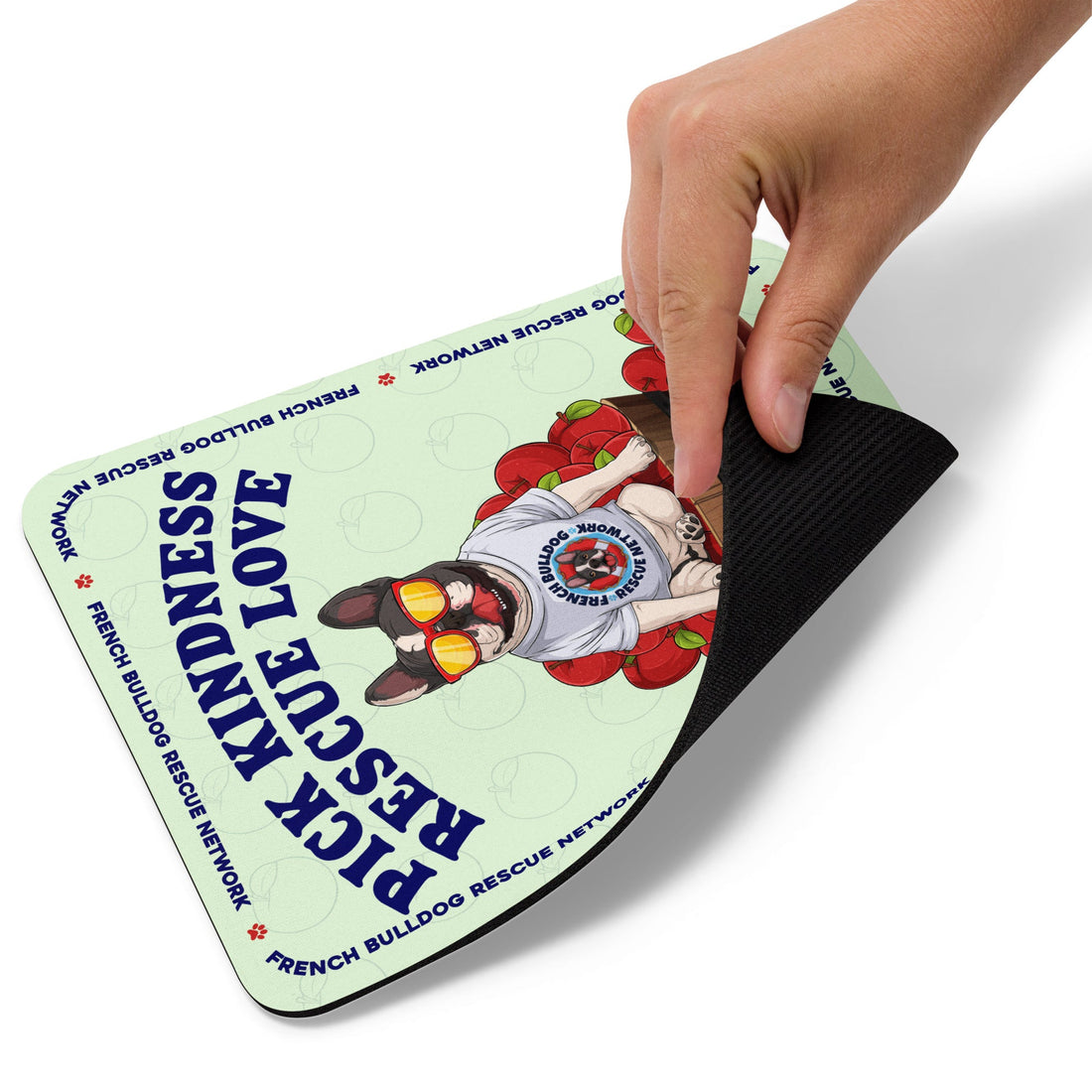 &quot;Pick Kindness, Rescue Love&quot; FBRN Mouse Pad