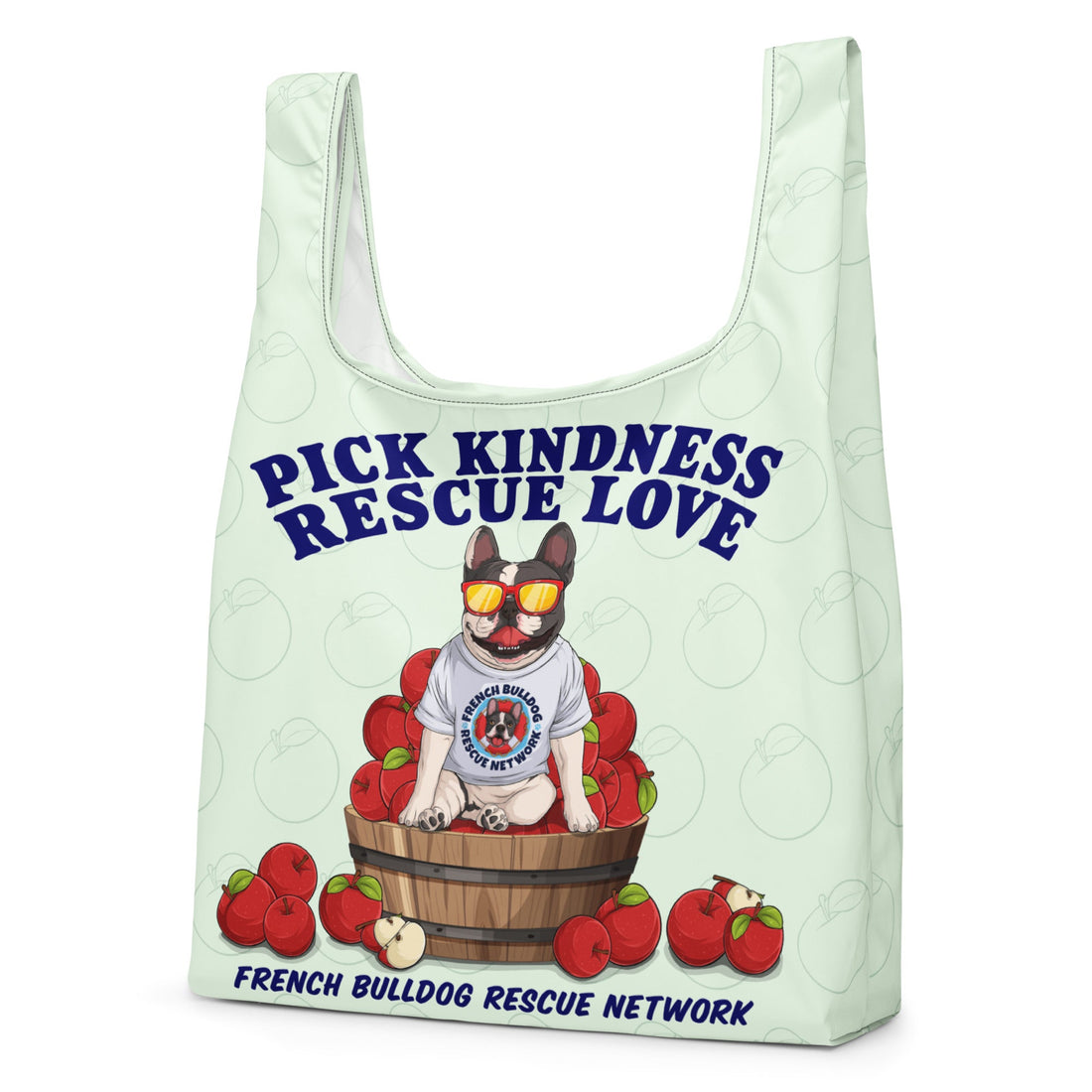 &quot;Pick Kindness, Rescue Love&quot; FBRN Shopping Bag