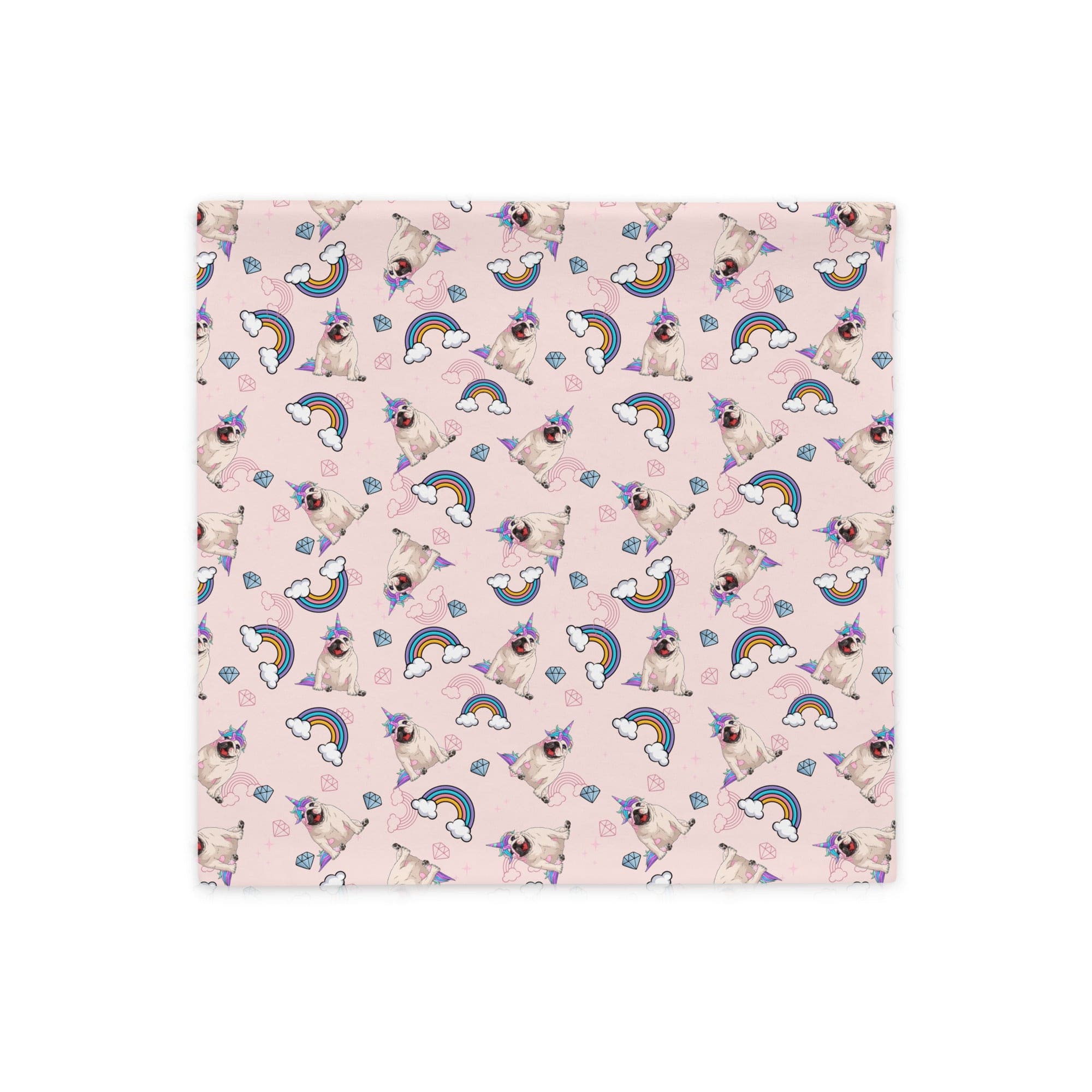 Pink Bullicorn Pillow Case