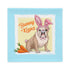 Pink "Bunny Kisses" Female English Bulldog Pillow Case | Fawn & White Colored