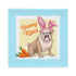 Pink "Bunny Kisses" Male English Bulldog Pillow Case | Fawn & White Colored