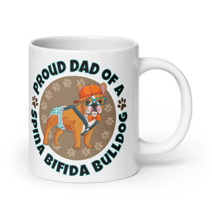 Proud Dad of a Spina Bifida Bulldog Mug