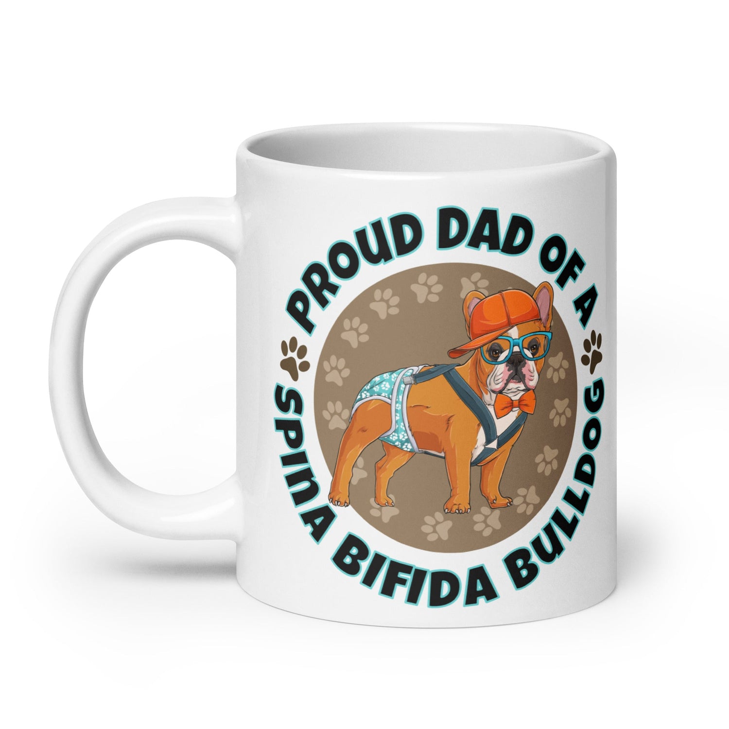 Proud Dad of a Spina Bifida Bulldog Mug