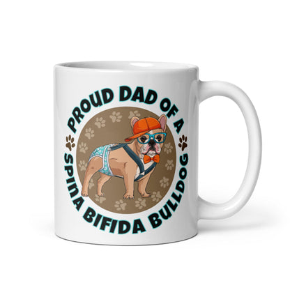 Proud Dad of a Spina Bifida Bulldog Mug