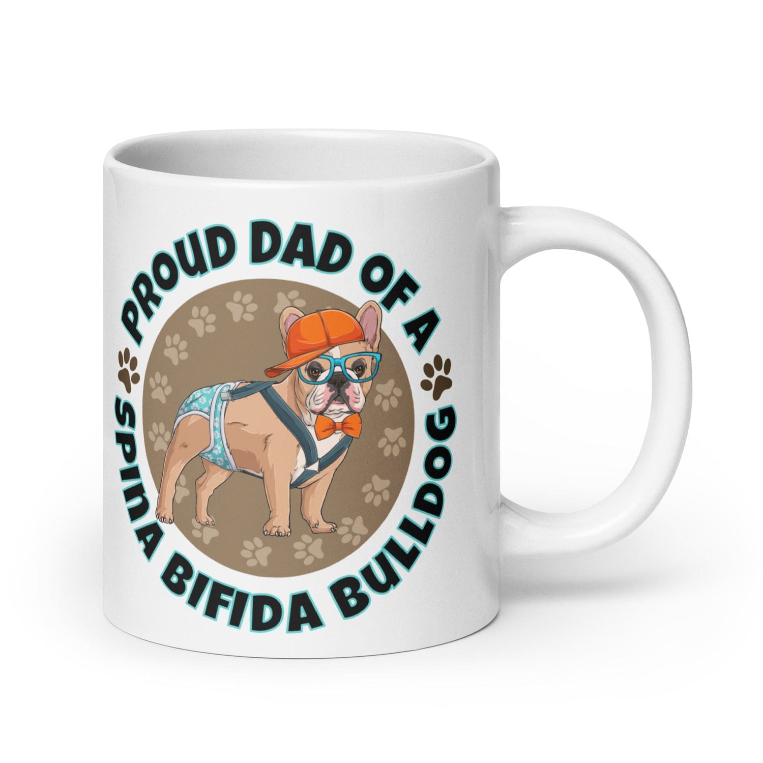 Proud Dad of a Spina Bifida Bulldog Mug