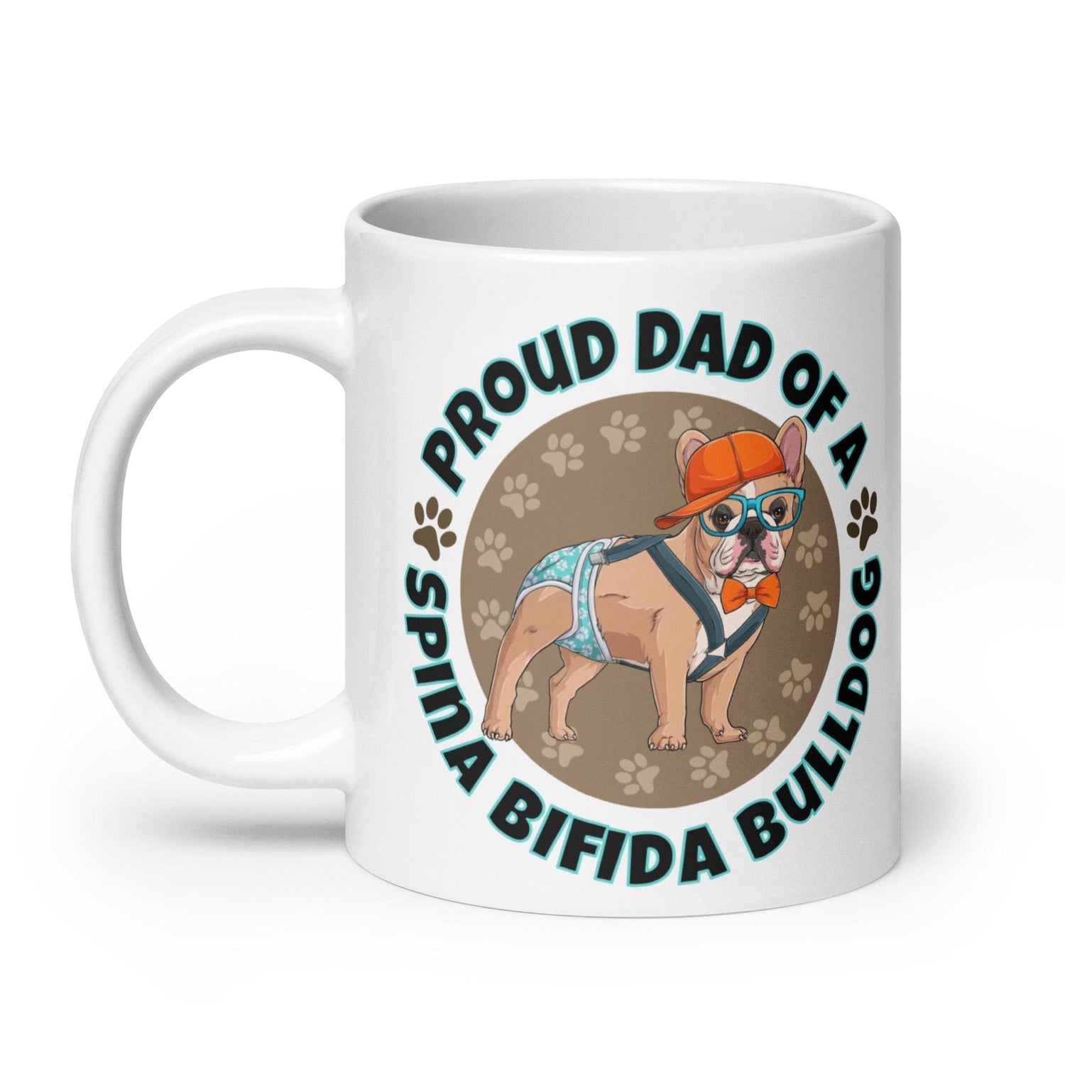 Proud Dad of a Spina Bifida Bulldog Mug