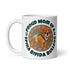 "Proud Mom of a Spina Bifida Bulldog" Male Frenchie Mug | Red & White Colored