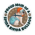 "Proud Mom of a Spina Bifida Bulldog" Mouse Pad | Red & White Colored Male