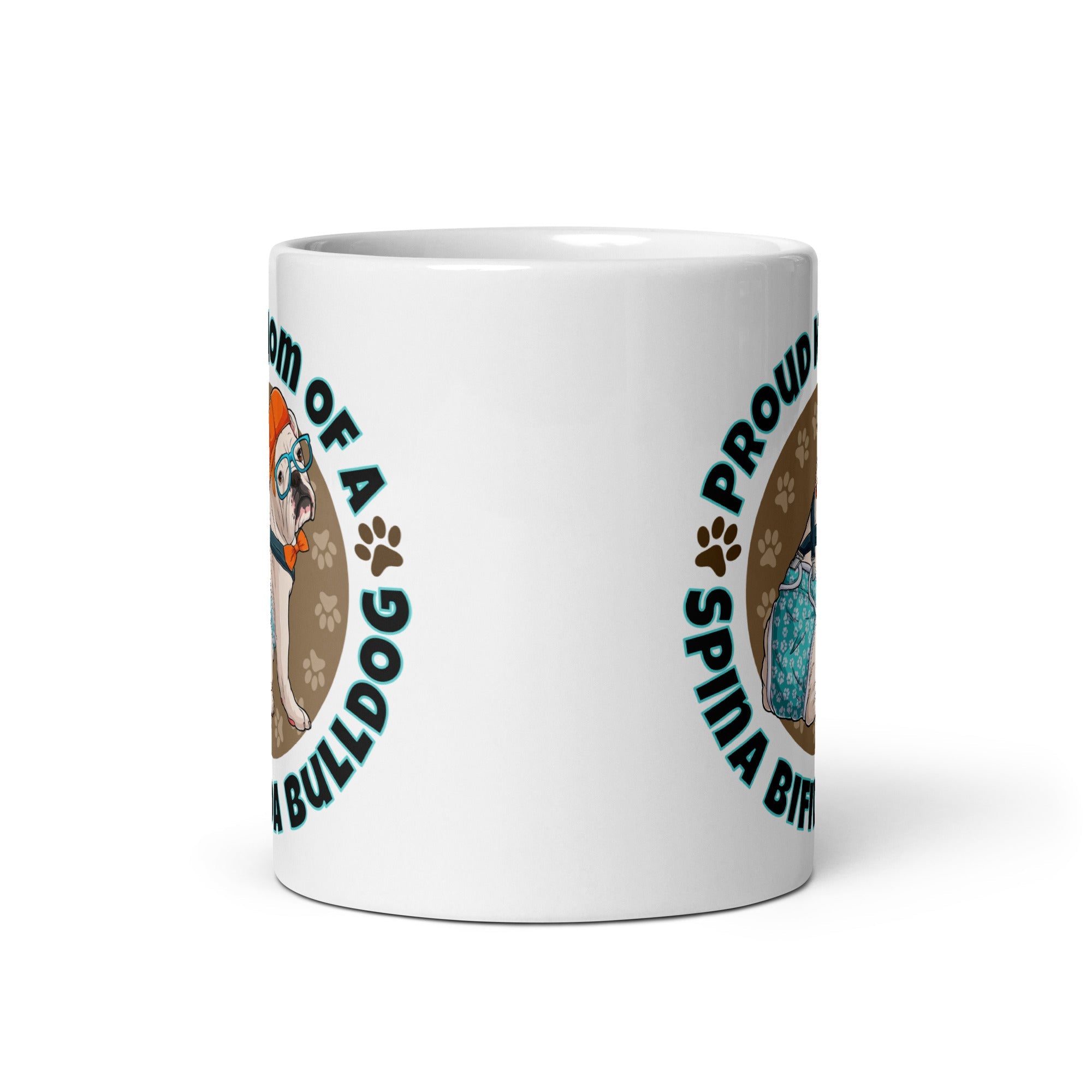 Proud Mom of a Spina Bifida Bulldog Mug