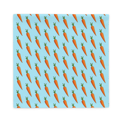 Purple "Bunny Kisses" Male English Bulldog Pillow Case | Fawn &amp; White Colored