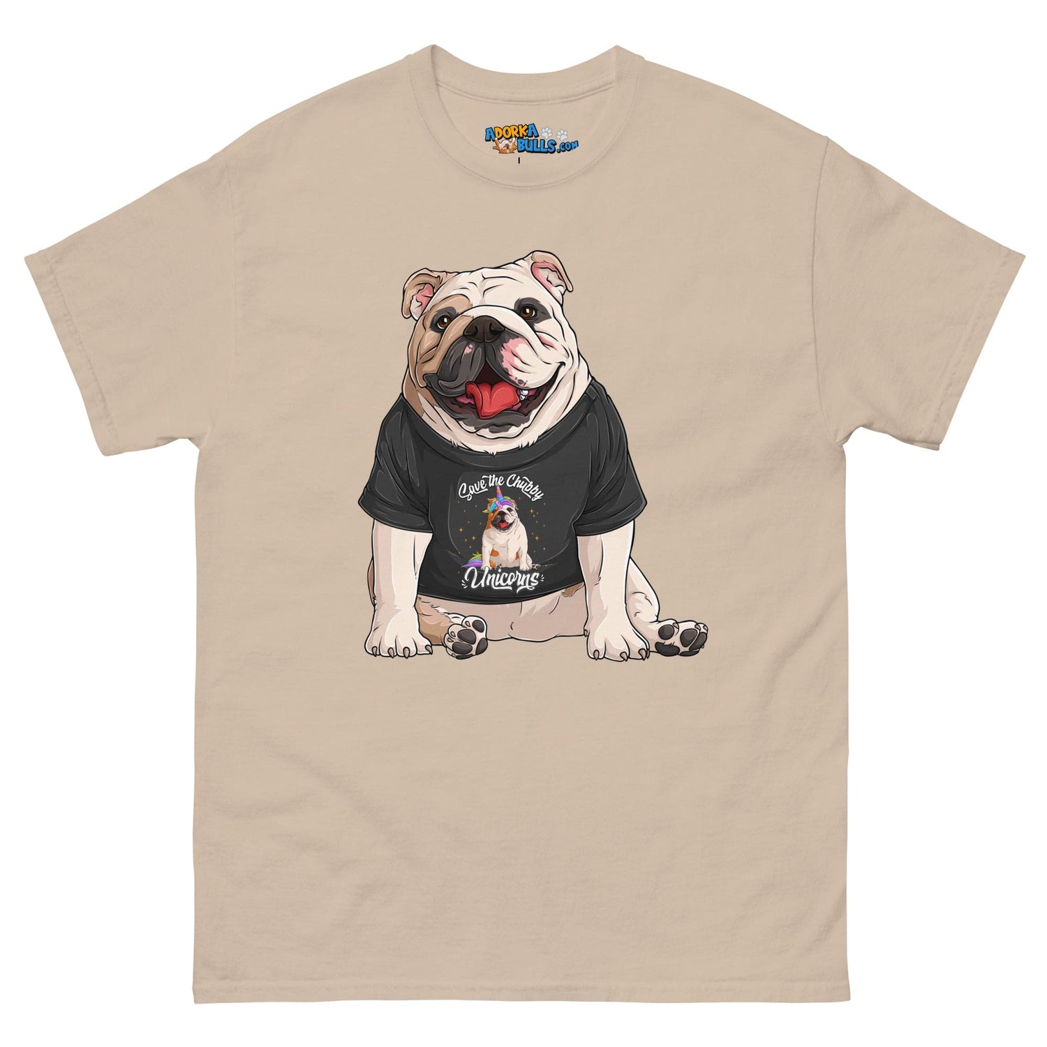 &quot;Save The Chubby Unicorns&quot; English Bulldog Men&