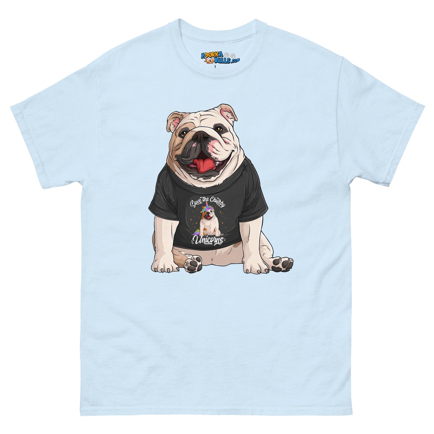 &quot;Save The Chubby Unicorns&quot; English Bulldog Men&