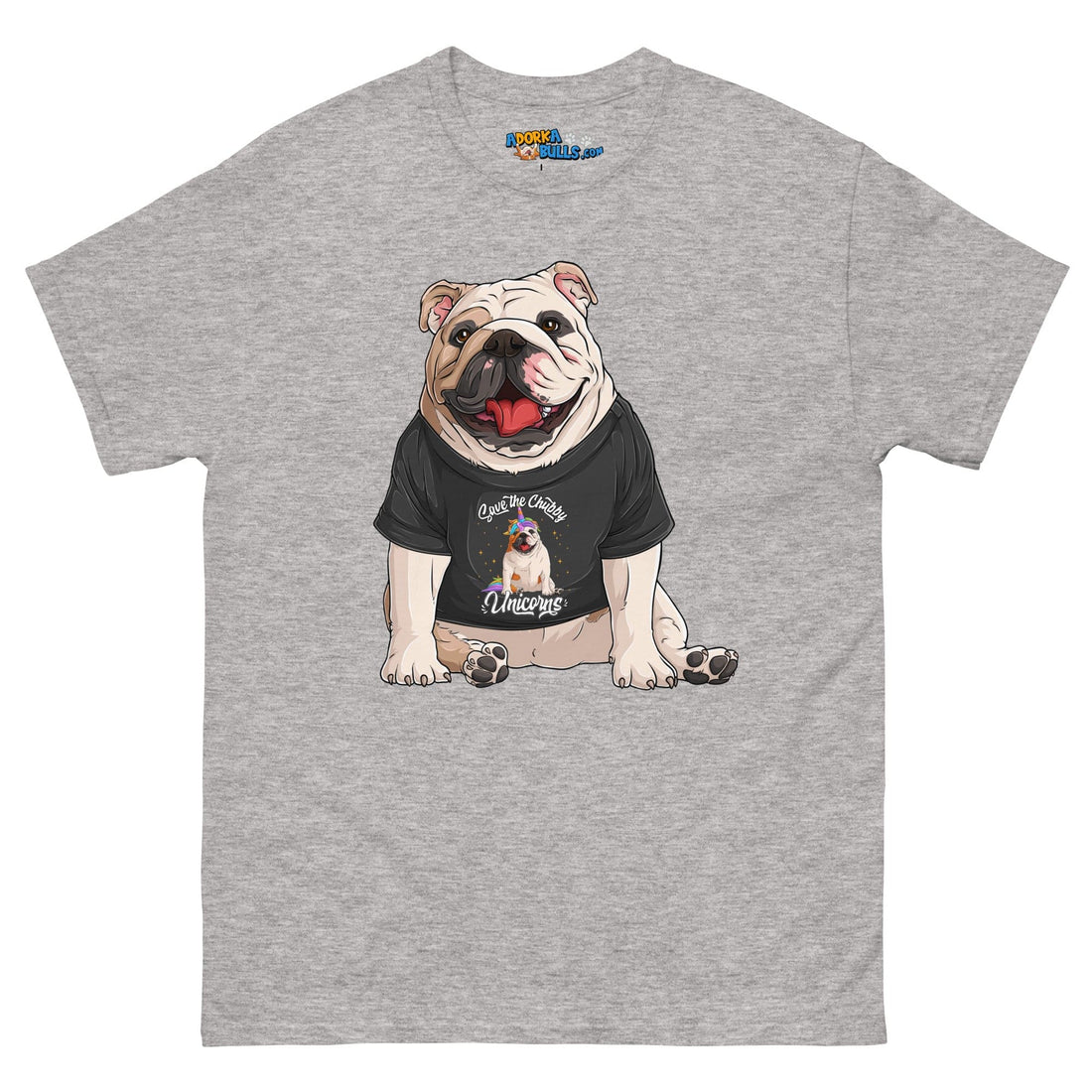 "Save The Chubby Unicorns" English Bulldog Men&