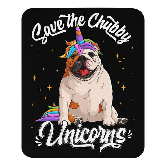 "Save The Chubby Unicorns" Mouse Pad