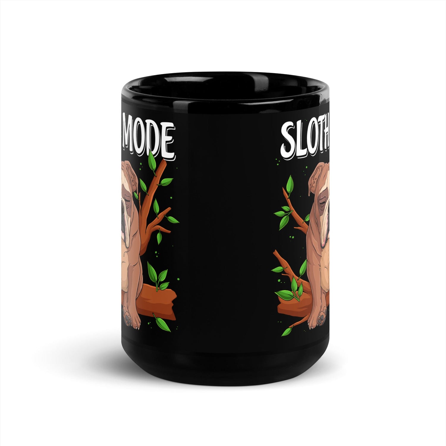 "Sloth Mode" English Bulldog Mug (15oz)