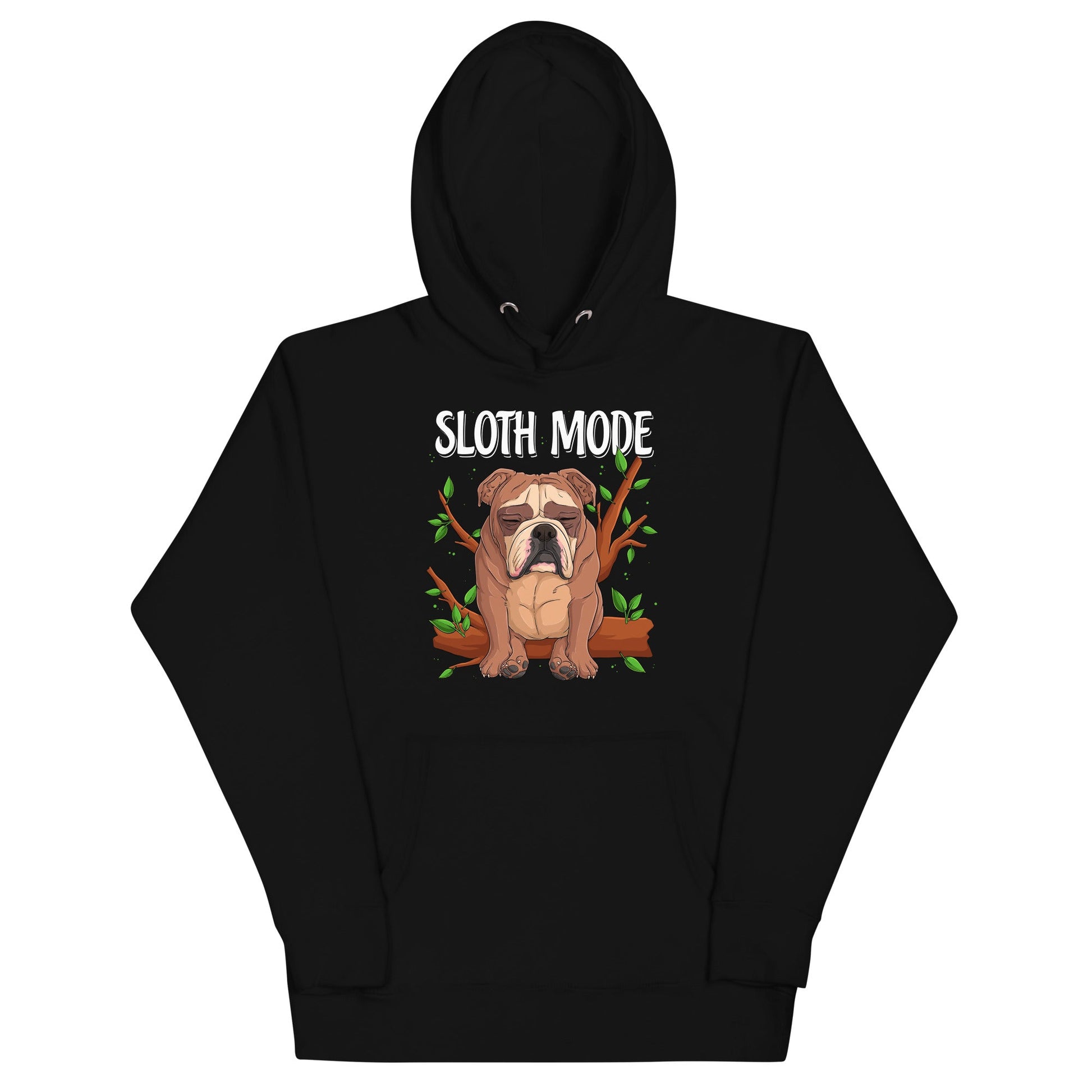 "Sloth Mode" English Bulldog Unisex Hoodie