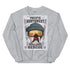 "Snow Bullies" English Bulldog Skier Unisex Sweatshirt