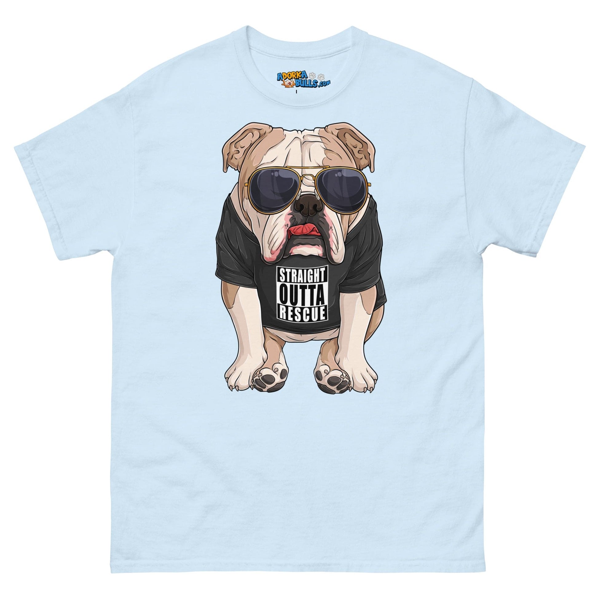 "Straight Outta Rescue" English Bulldog Men's Classic Tee