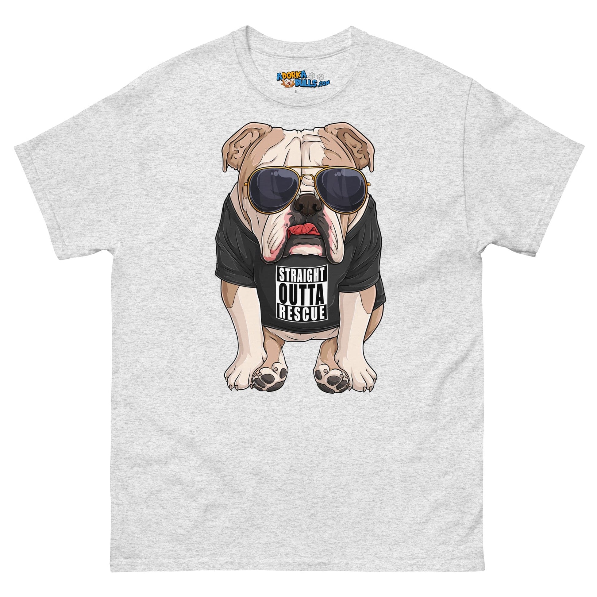 "Straight Outta Rescue" English Bulldog Men's Classic Tee