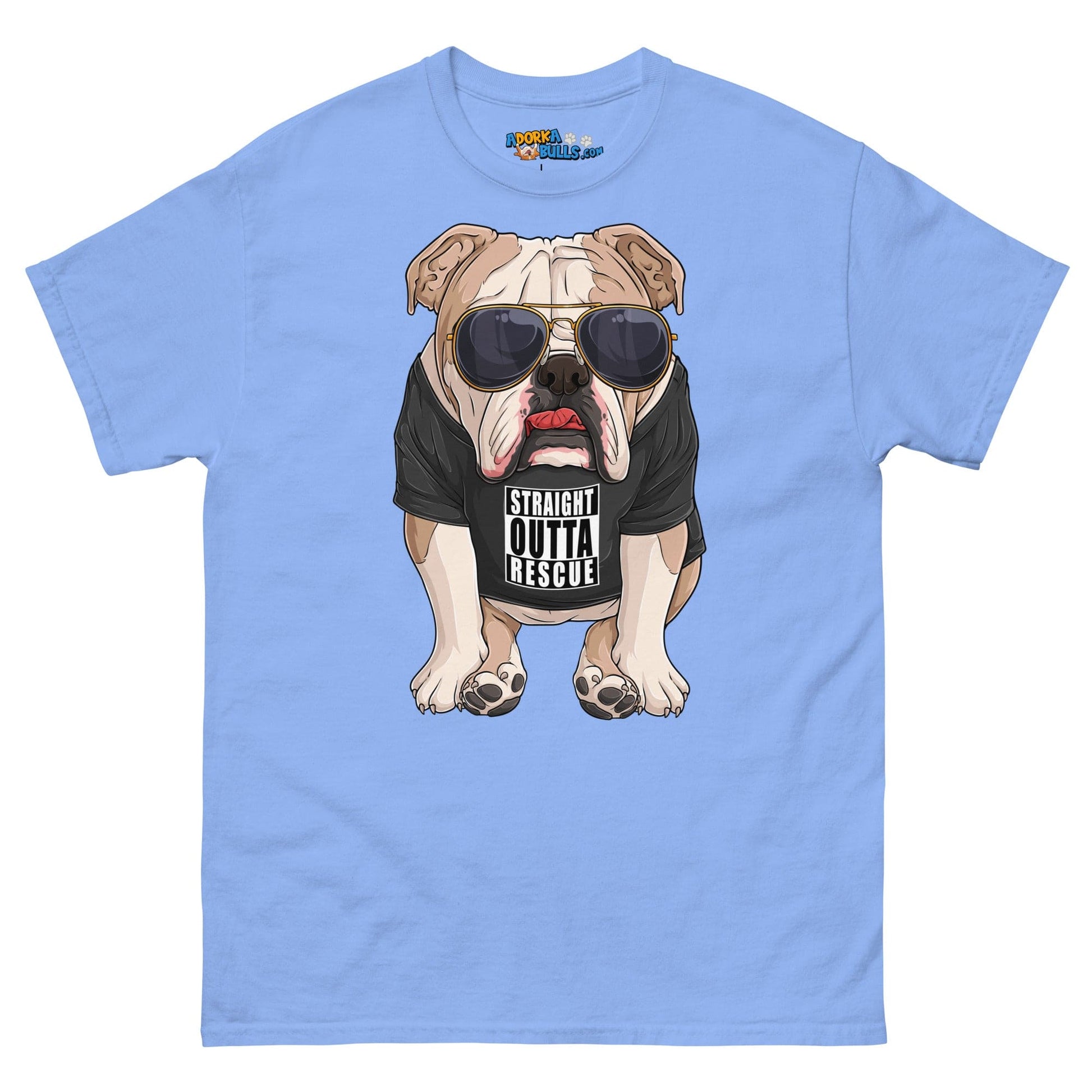 "Straight Outta Rescue" English Bulldog Men's Classic Tee