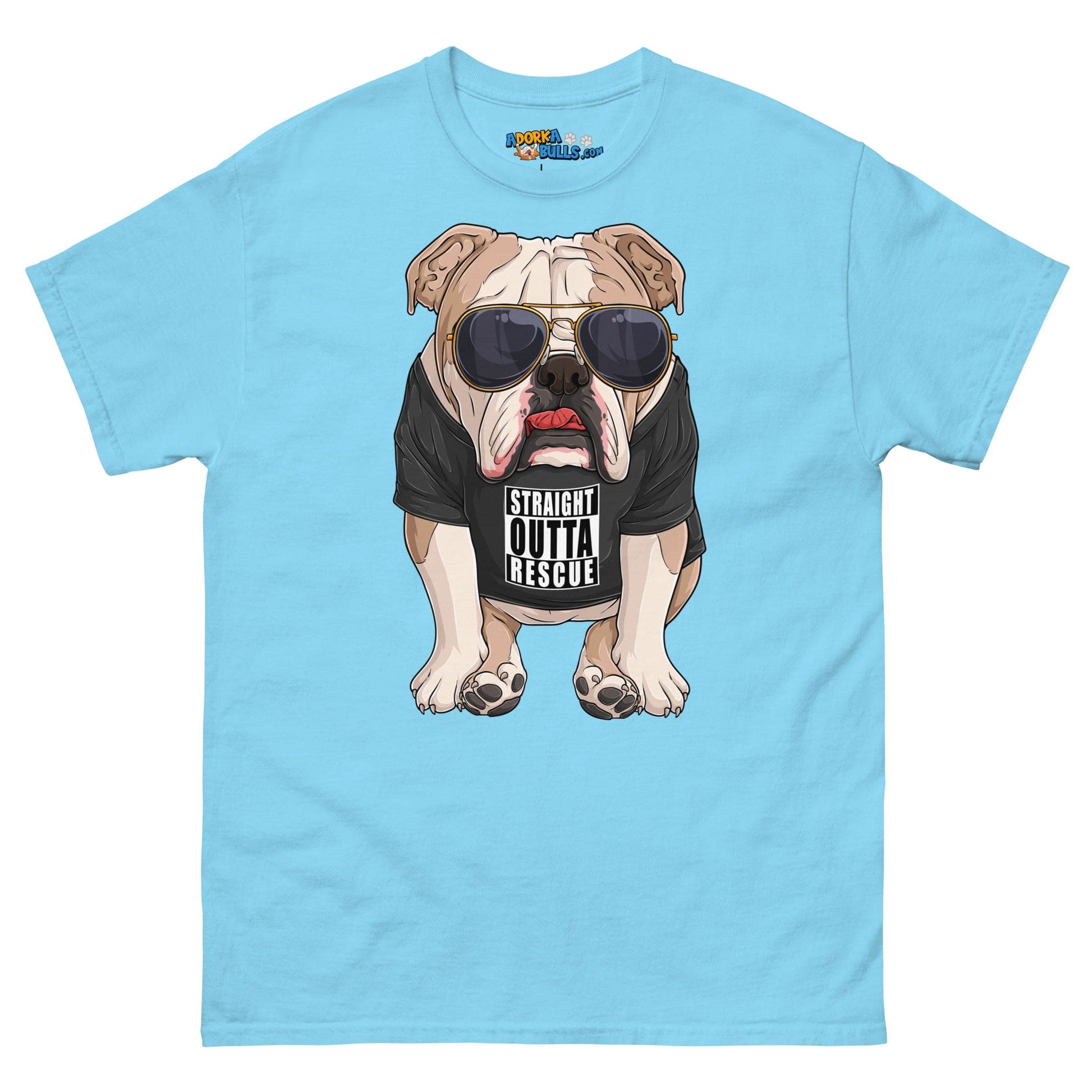 "Straight Outta Rescue" English Bulldog Men's Classic Tee