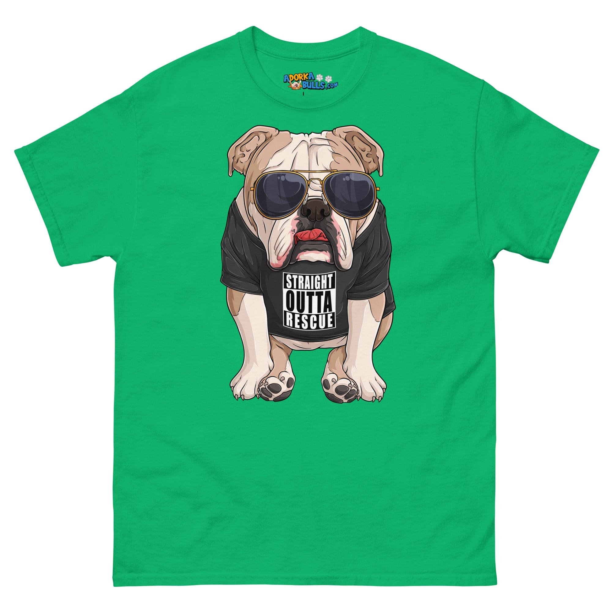 "Straight Outta Rescue" English Bulldog Men's Classic Tee