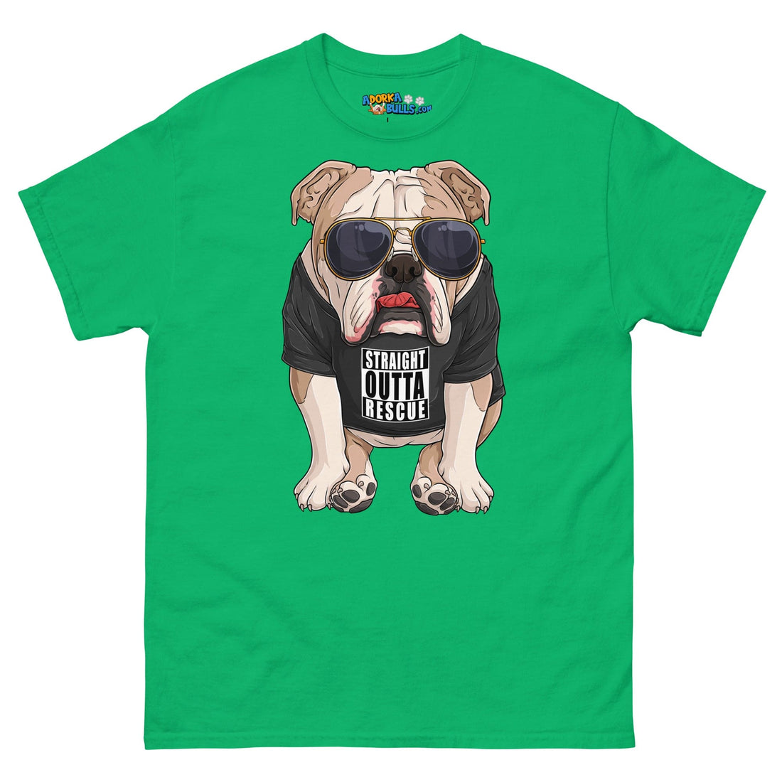 &quot;Straight Outta Rescue&quot; English Bulldog Men&