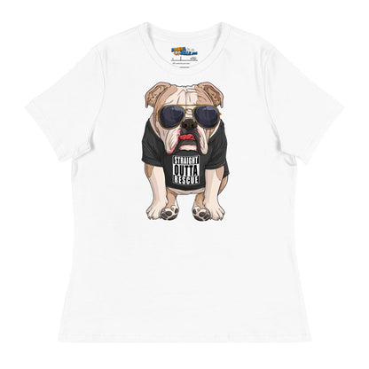 &quot;Straight Outta Rescue&quot; English Bulldog Women&